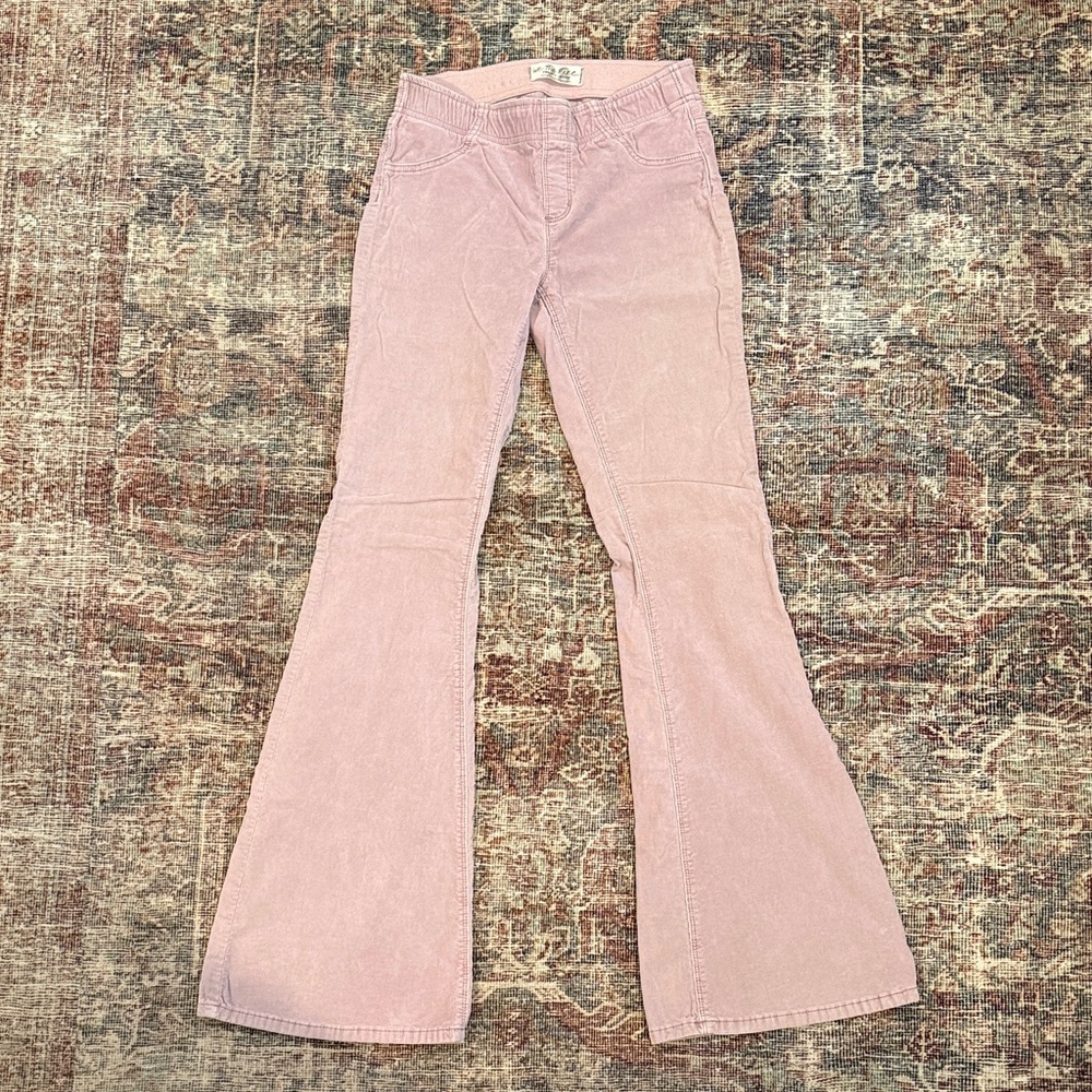 We The Free Light Pink Flare Corduroy Pants